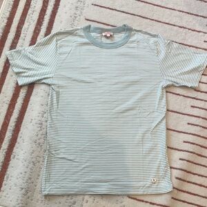 Armor Lux Light Green Striped Tee